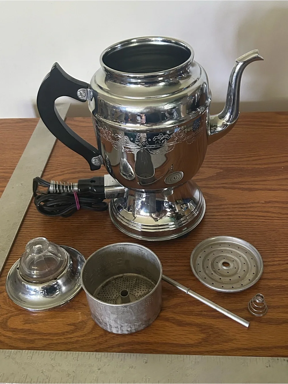 Vintage United Electric Kettle Percolator 950A